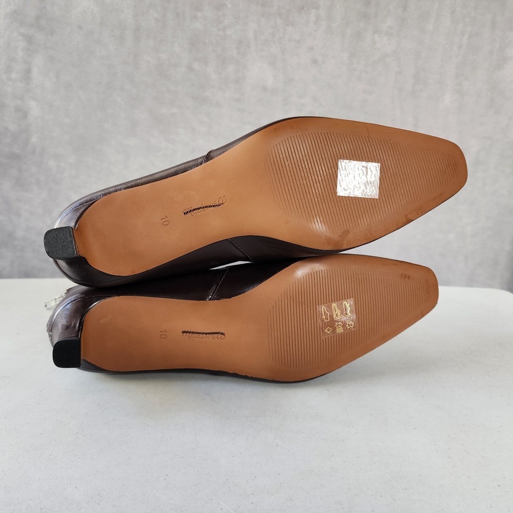 Madewell Dark Brown Leather Ankle Boots - Picture 9 of 13